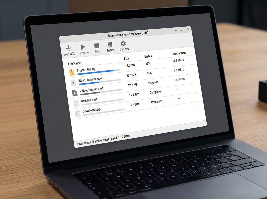 IDM官网 Internet Download Manager 软件界面截图
